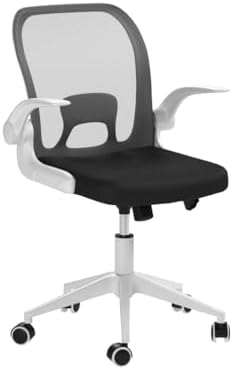 IPKIG Foldable Office Chair - Home Office Desk Chairs with Wheels and Flip-Up...