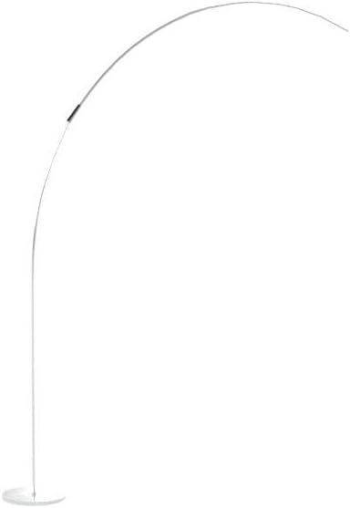 Brightech Sparq Arc Floor Lamp - Sleek, Minimalist Curved LED Standing Lamp f...