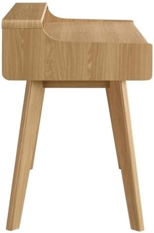 Modway Render Mid-Century Modern Office, Writing Desk, Oak