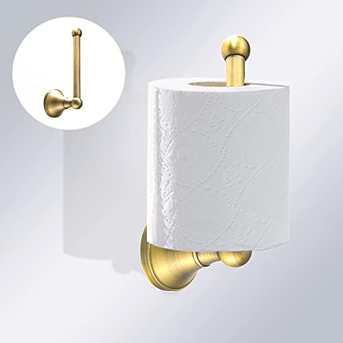 Leyden Antique Brass Toilet Paper Holder Towel Ring, Brass Hand Towel Holder ...