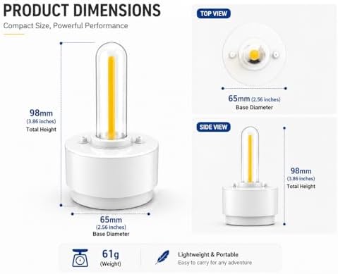 Emergency Lantern, Battery-Free Light for Power Outages, Hurricane Preparedne...