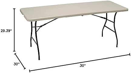Staples Heavy-Duty Folding Utility Table, 72 Inch