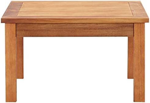 vidaXL Patio Coffee Table 23.6"x23.6"x14.2" Solid Acacia Wood
