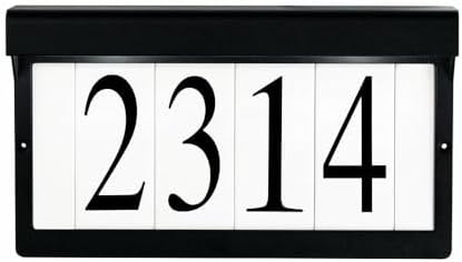 Kichler 43800BKT Address Light, Textured Black, 7.00x12.25x2.50