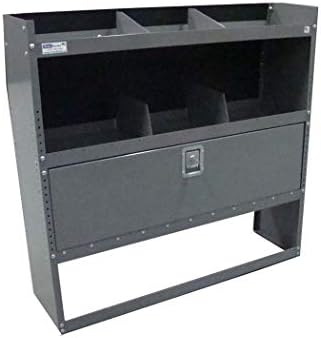 Van Shelving Storage Unit with Door Kit 45" L x 44" H x13 D, Design...