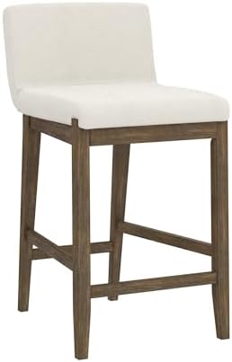 Nathan James Gracie Modern Counter Height Bar Stool with Back, Counter Stool ...