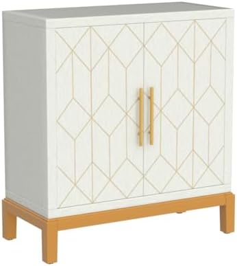 ARTPOWER Accent Cabinet with Doors, Modern Storage Cabinet, Green