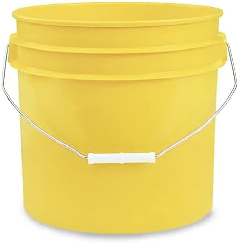 House Naturals 3.5 Gallon Food Grade Multi Color Bucket Pail with Screw On Li...