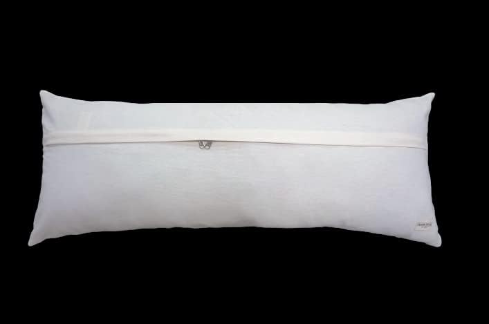 Trade Star 100% Cotton Lumbar Pillow Cover Handloomed Pillow Shams Rustic Bac...