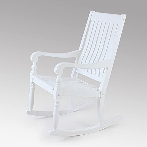 Cambridge Casual Thames Oversized Rocking Chair, White