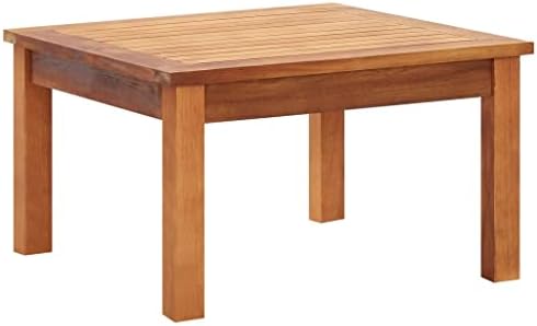 vidaXL Patio Coffee Table 23.6"x23.6"x14.2" Solid Acacia Wood