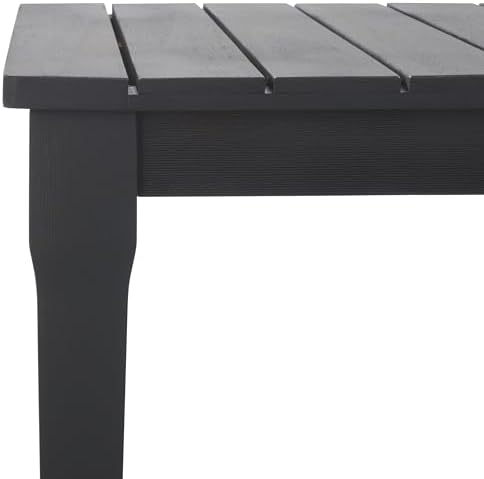 SAFAVIEH Couture Outdoor - Martinique Coffee Table - Black - Solid Wood - Coa...