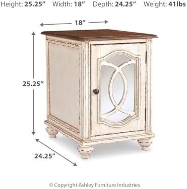 Signature Design by Ashley Realyn Chairside End Table with Storage