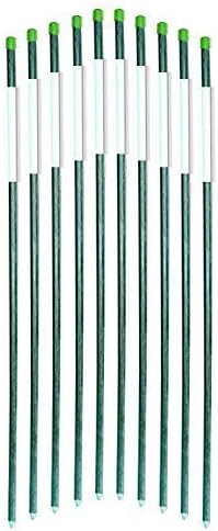 FiberMarker 36-Inch Driveway Reflective Markers Dark Green, 5/16-Inch Dia Sno...