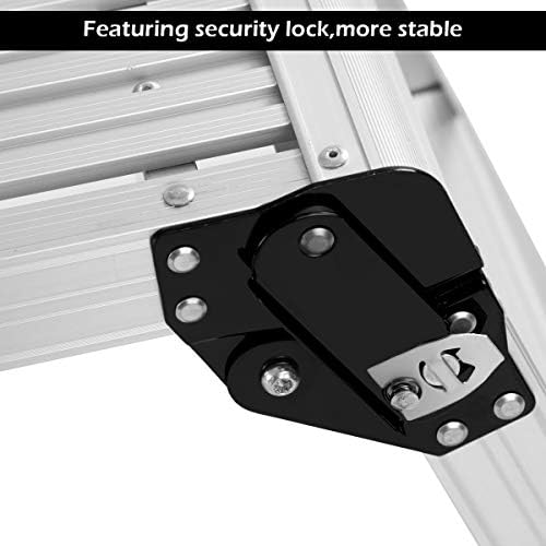 Giantex Work Platform Aluminum Step Ladder Drywall Safe CE Approved of Capaci...
