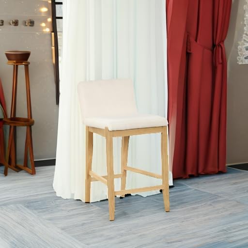 Nathan James Gracie Modern Counter Height Bar Stool with Back, Counter Stool ...