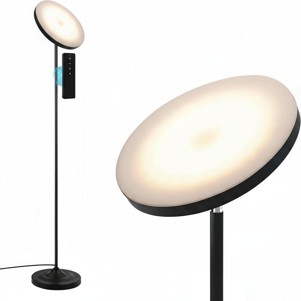 LED Torchiere Floor Lamp with Remote Control, Standing Lamp for Living Room