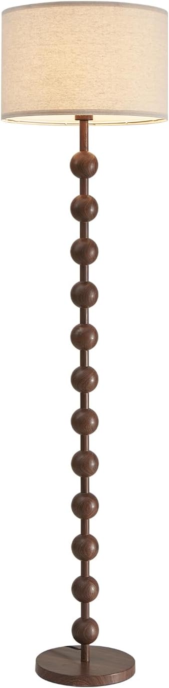 Fetason 63" Modern Farmhouse Remote Control Dimmable Floor Lamp