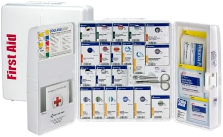 SmartCompliance 50-Person OSHA First Aid Cabinet with Medications