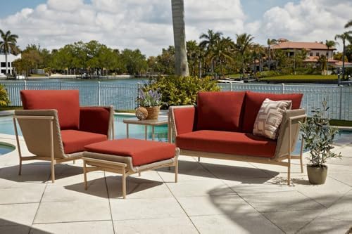 RSH DECOR: Sunbrella Deep Seating Cushion with Pillow Back | 24" x 24&qu...