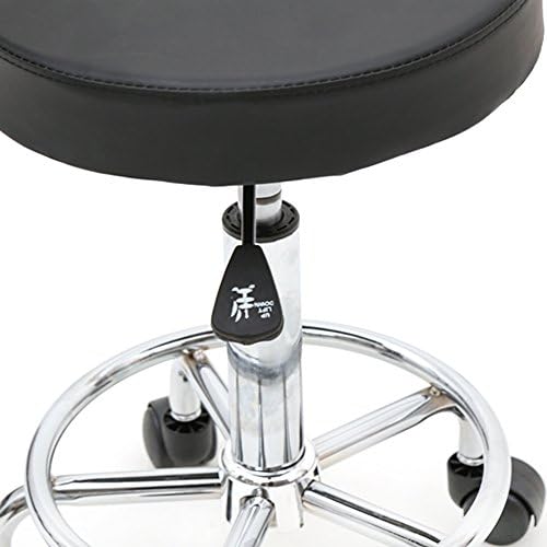 Armless Swivel Chair - Ergonomic Chair with Wheels - Massage Chair with Back ...