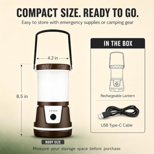Rechargeable Emergency Light for Home Power Outages