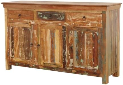 Coaster Harper 60-Inch Accent Cabinet with Storage, Reclaimed Wood 950367