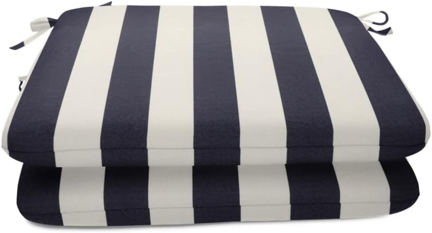 Sunbrella Outdoor Chair Cushions (2 Pack) – 20x18x2 Replacement Patio Seat Cu...