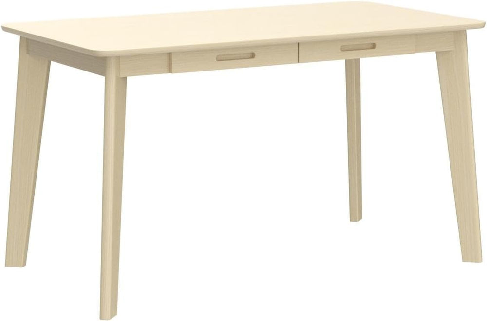 IOTXY Solid Wood Writing Desk - Home Office Laptop Computer Table, Oak