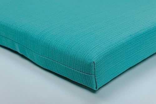 Pillow Perfect Forsyth Solid Indoor/Outdoor Patio Seat Cushions Plush Fiber F...