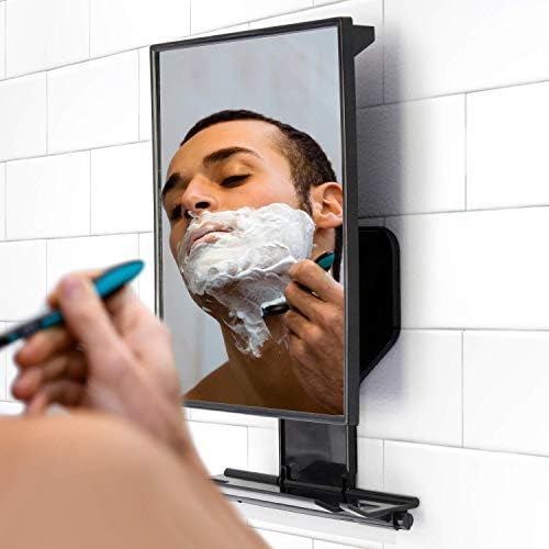 ToiletTree Products Fogless Shower Mirror - Anti-Fog Mirror - Adjustable Shav...