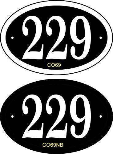 Comfort House Address Plaque Personalized. Display Your House Number. Made in...