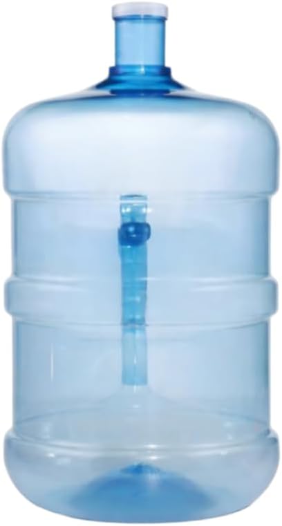 5 Gallon Reusable Water Jug, Leak-Proof Cap, Fits Top/Bottom Dispensers