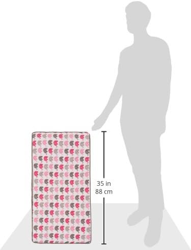 Bacati - Elephants Pink/Grey Elephants Mini Changing Pad Cover