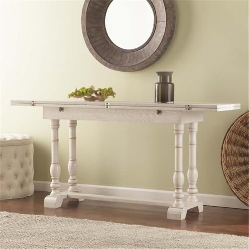 SEI Furniture Edenderry Farmhouse Folding Console Dining Table