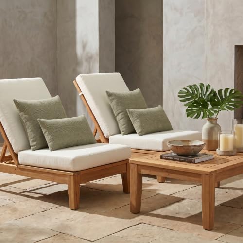 RSH DECOR: Sunbrella Lumbar & Square Pillows Set of 4 | 20" x 12&quo...