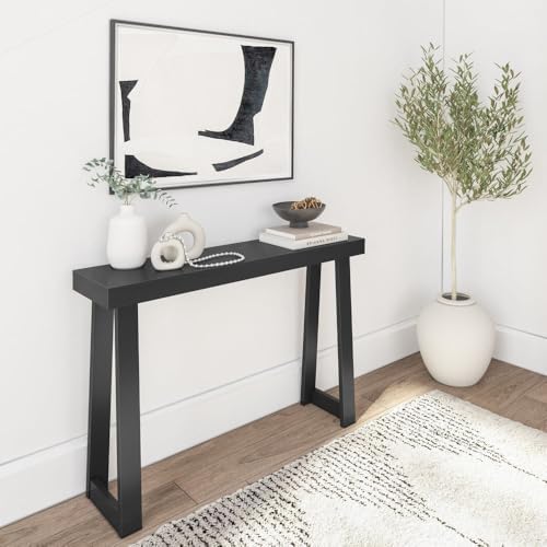 Plank+Beam Classic Console Table, 46 Inch, Black