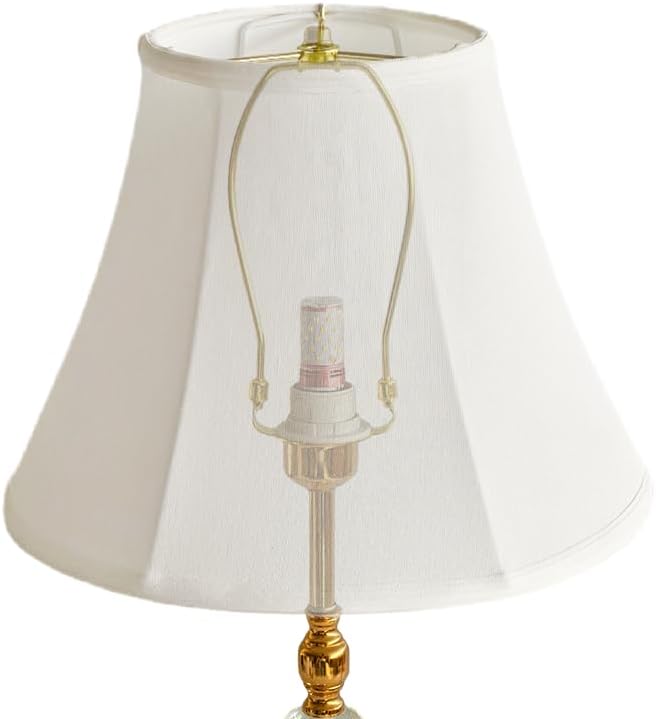 Bell Lamp Shades Set of 2, 6.7" x 13" x 9.5" Replacement Lamps...