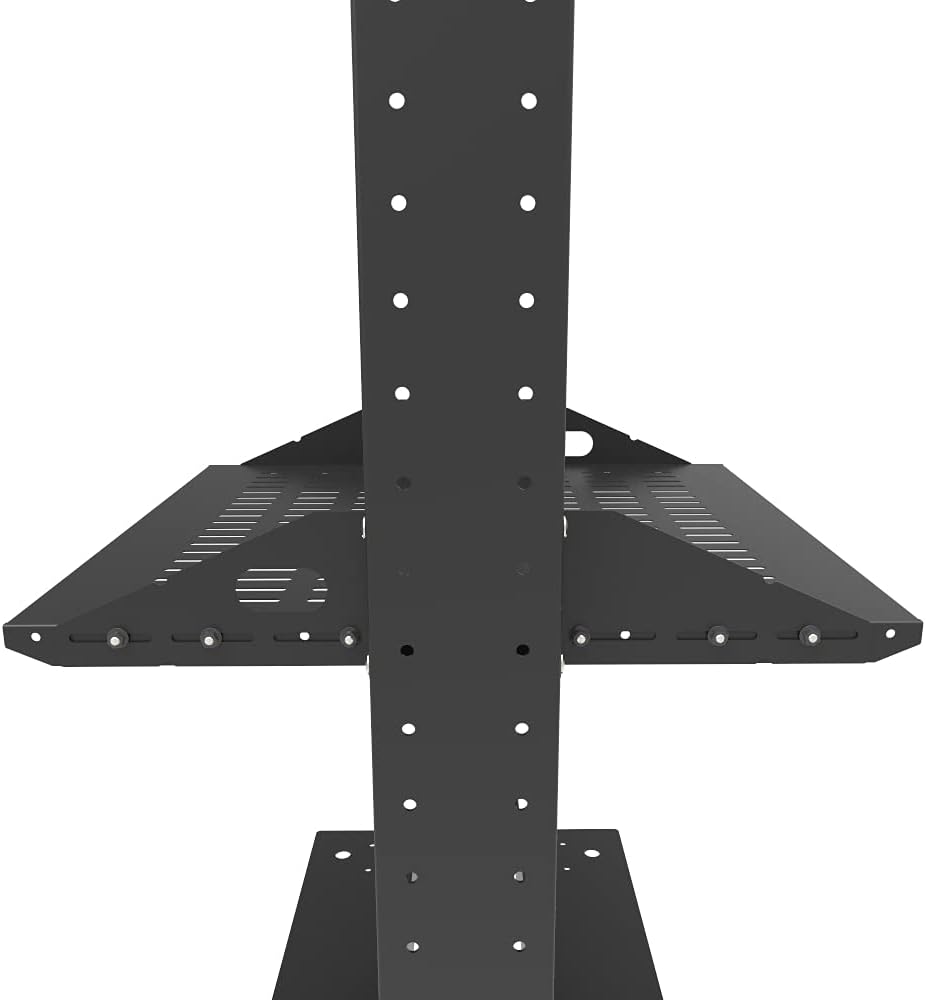 2U Cantilever Server Rack Shelf 2 Piece Set Center Weighted