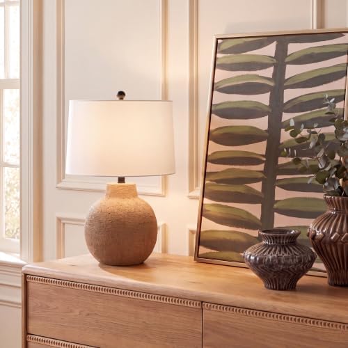 SAFAVIEH Acer Table Lamp, 24" Coastal Tan TBL4428A