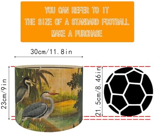 Rustic And Retro Bamboo Drum Lamp shade Tropical Colorful Animals Design