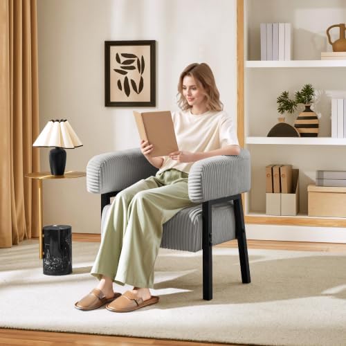 Yaheetech Accent Living Room Chair with Pocket Coiled Seat Set of 2