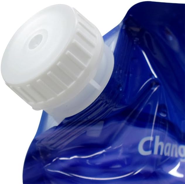 Plastic 5 Liter Foldable Alkaline Water Bag. Food Grade BPA Free No-Leak Plas...
