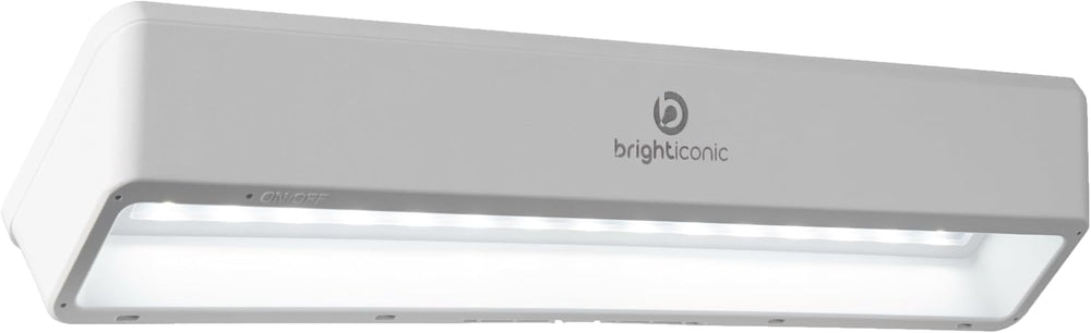 Brighticonics Solar Real Estate Sign Light, Cold White 6000K, 2-Pack