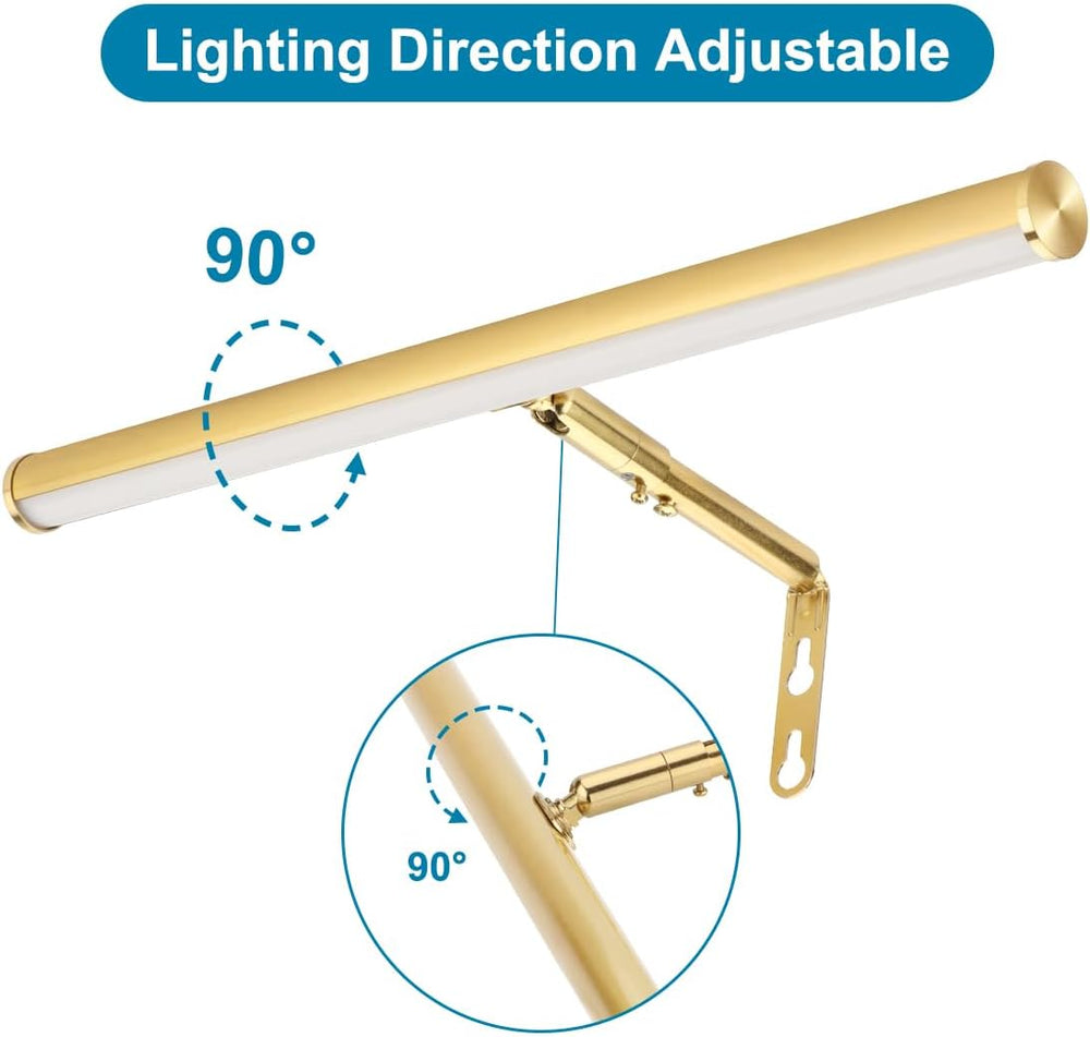 16 inch Plug in LED Picture Lights for Wall, Gold