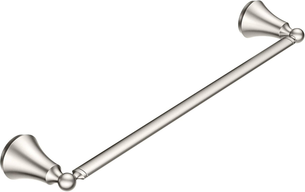 Moen YB5218BN Wynford Towel Bar, Brushed Nickel