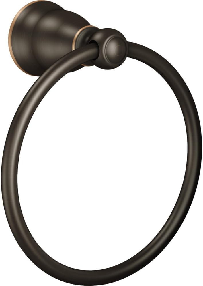 Moen YB1086BRB Traditional 6" Towel Ring Mediterranean Bronze