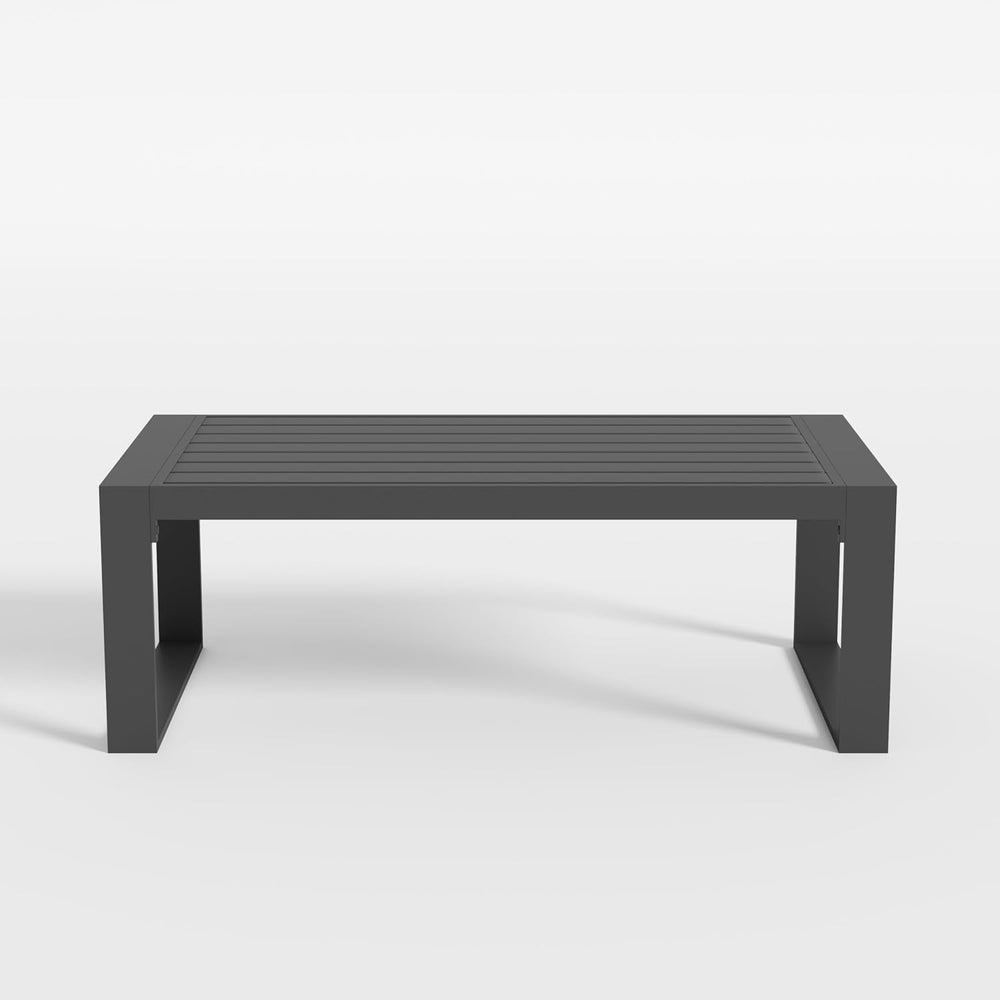 Sundale Outdoor Coffee Table, 40 Inch Rectangle Patio Coffee Tables for Outsi...