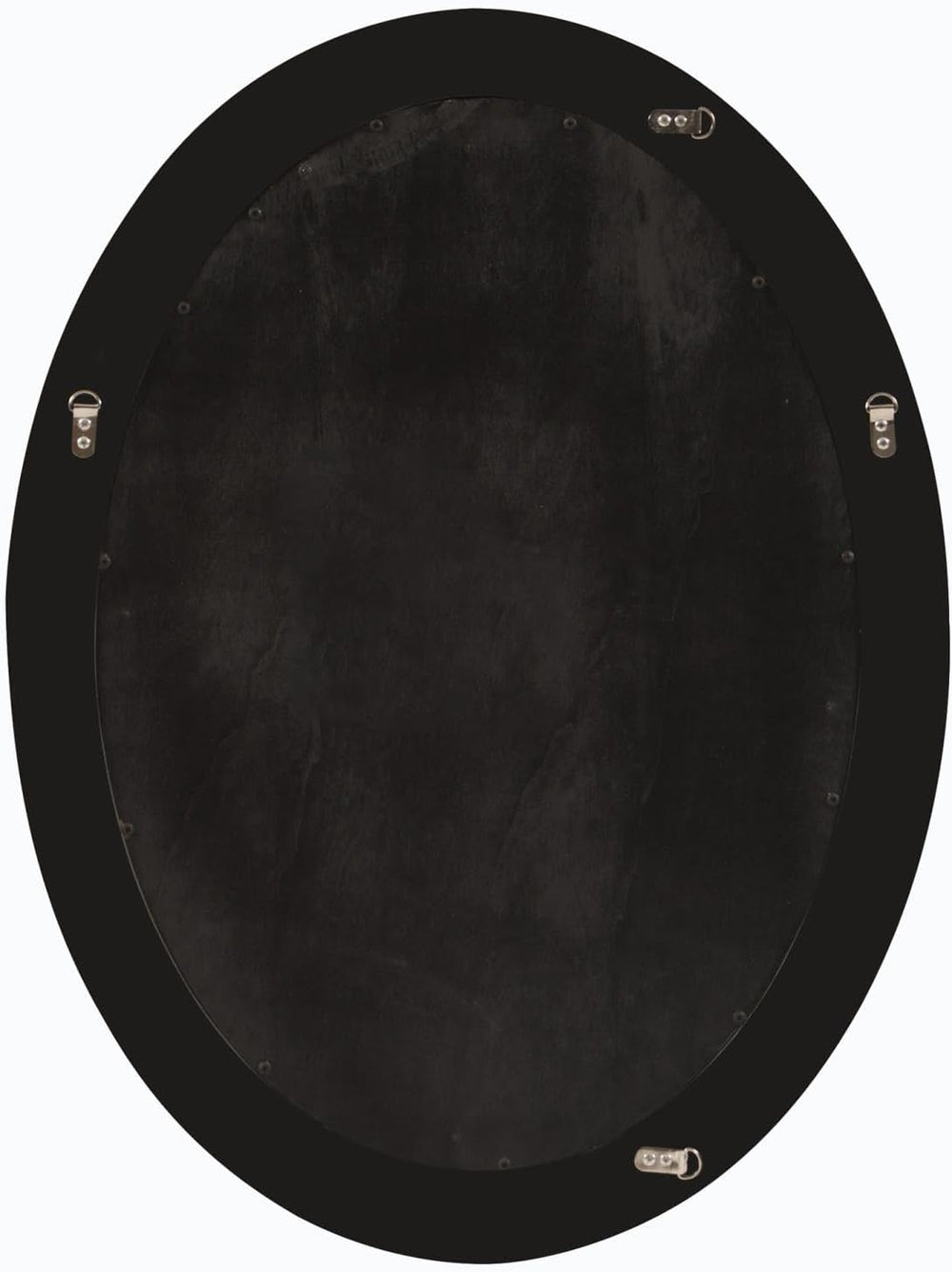 Howard Elliott Collection George Oval Bright Silver Wall Mirror, Oval Bevelle...