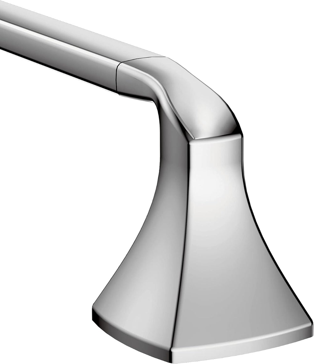 Moen YB5118CH Voss 18-Inch Single Towel Bar, Chrome